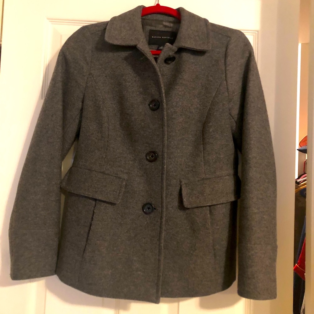 Banana republic grey coat